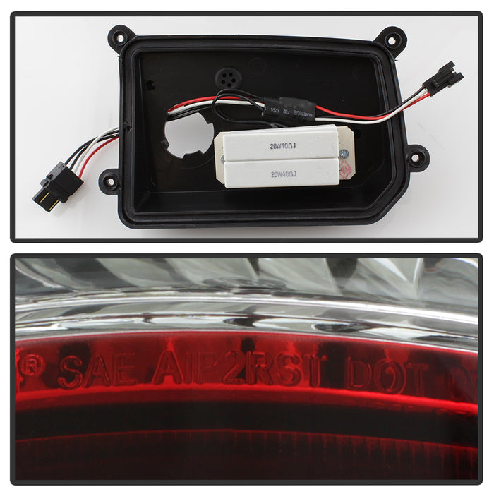 SPYDER xTune Dodge Ram 1500 09-16 LED Tail Lights Incandescent Model Only - Red Clear ALT-ON-DR09-LBLED-RC 5082213