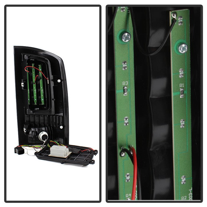 SPYDER xTune 02-06 Dodge Ram 1500 Light Bar LED Tail Light - Black (ALT-ON-DRAM02V3-LBLED-BK) 9040252