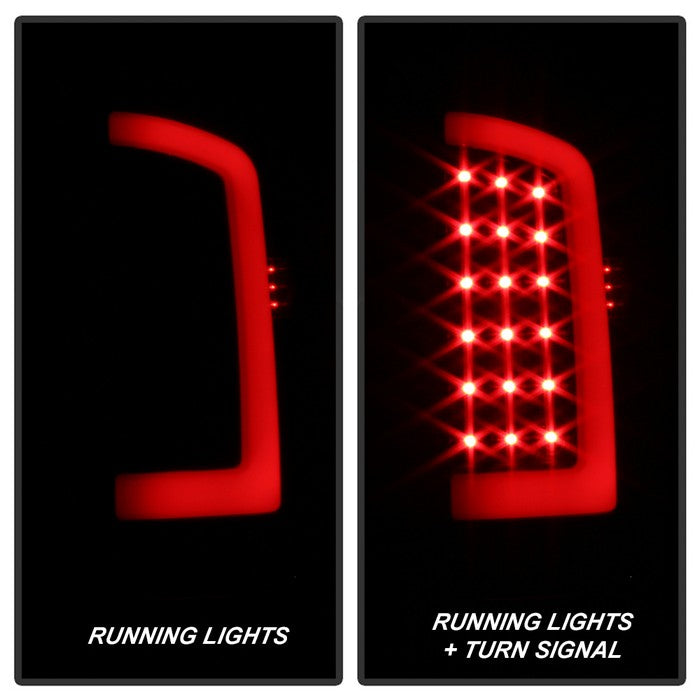 SPYDER xTune 02-06 Dodge Ram 1500 Light Bar LED Tail Light - Black Smoke (ALT-ON-DRAM02V3-LBLED-BSM) 9040269
