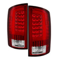 SPYDER xTune 02-06 Dodge Ram 1500 Light Bar LED Tail Light - Red Clear (ALT-ON-DRAM02V3-LBLED-RC) 9040276