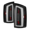 SPYDER xTune 07-08 Dodge Ram 1500 Light Bar LED Tail Light - Black (ALT-ON-DRAM06-LBLED-BK) 9043994