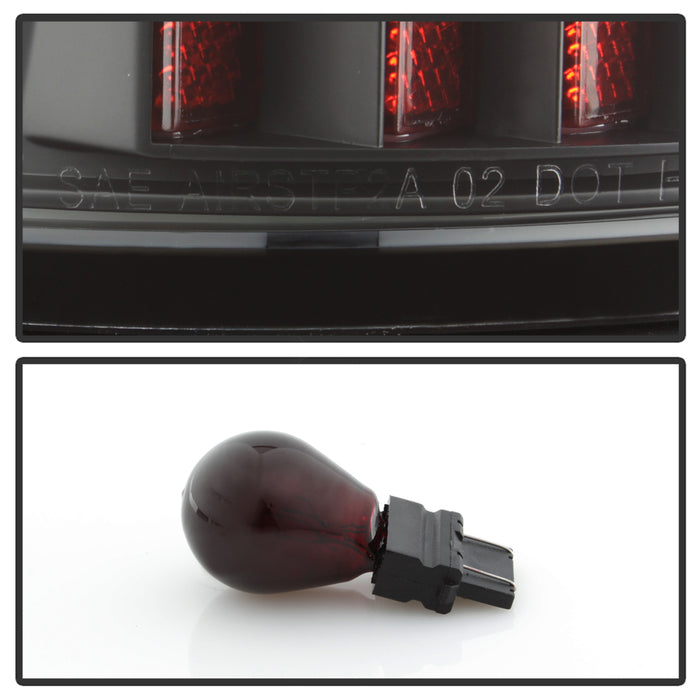 SPYDER Xtune Dodge Ram 1500/2500/3500 94-01 Euro Style Tail Lights Black ALT-ON-DRAM94-BK 5012753