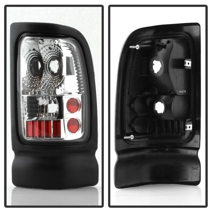 SPYDER Xtune Dodge Ram 1500/2500/3500 94-01 Euro Style Tail Lights Chrome ALT-ON-DRAM94-C 5012760