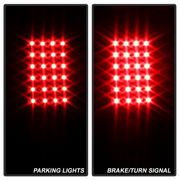 SPYDER Xtune Dodge Ram 1500 94-01 / Ram 2500/3500 94-02 LED Tail Lights Black ALT-ON-DRAM94-LED-BK 5012777