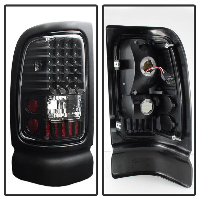SPYDER Xtune Dodge Ram 1500 94-01 / Ram 2500/3500 94-02 LED Tail Lights Black ALT-ON-DRAM94-LED-BK 5012777