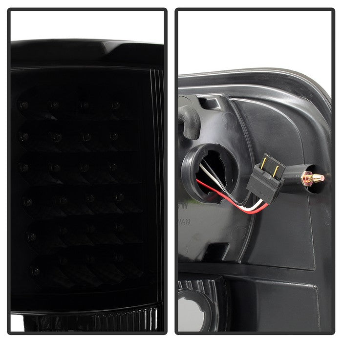 SPYDER Xtune Ford F150 Styleside 04-08 LED Tail Lights Black Smoke ALT-ON-FF15004-LED-BSM 5081162