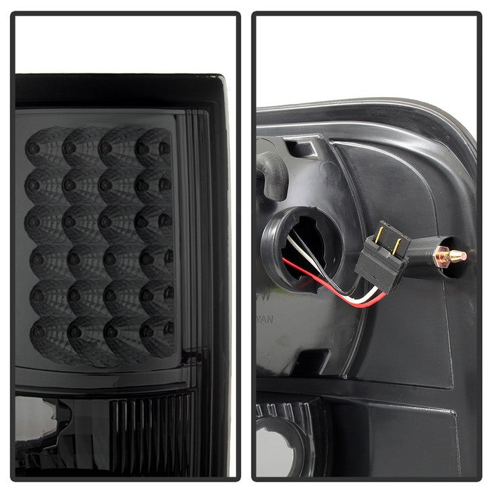 SPYDER Xtune Ford F150 Styleside 04-08 (Not Fit Heritage & SVT) LED Tail Lights Smoke ALT-ON-FF15004-LED-SM 5012920