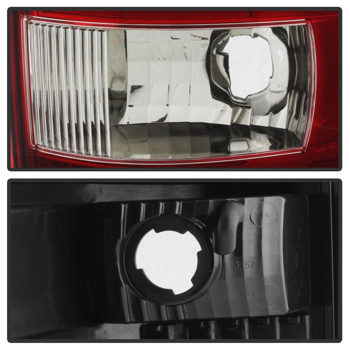 SPYDER xTune 04-08 Ford F150 (Not Heritage/SVT) V.3 LED Tail Lights Red Clear (ALT-ON-FF15004G3LB-LBLED-RC) 9040351