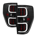 SPYDER xTune Ford F150 09-14 LED Tail Lights - Black ALT-ON-FF15009-LBLED-BK 5082169