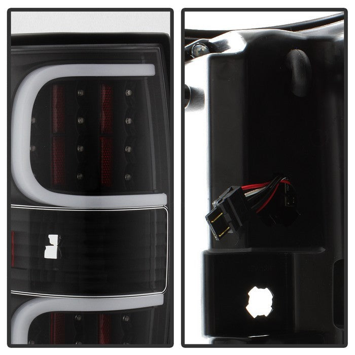 SPYDER xTune Ford F150 09-14 LED Tail Lights - Black ALT-ON-FF15009-LBLED-BK 5082169