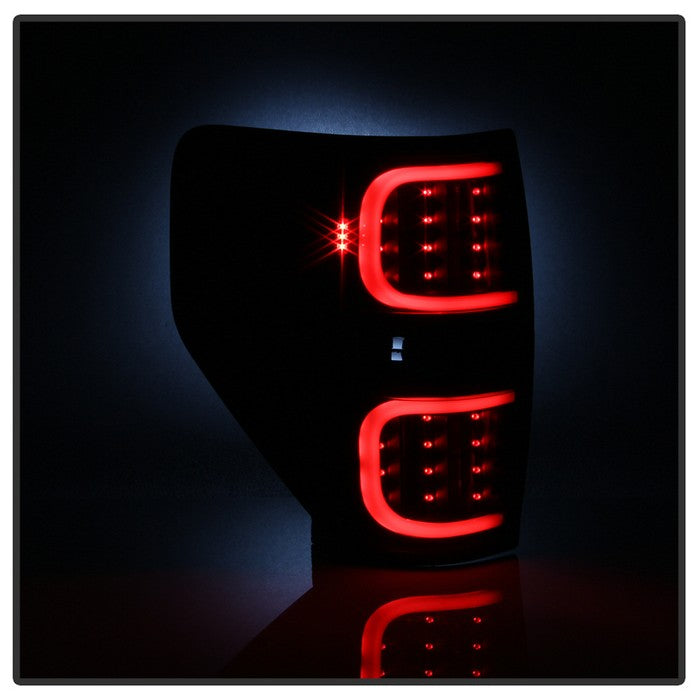 SPYDER xTune Ford F150 09-14 LED Tail Lights - Black ALT-ON-FF15009-LBLED-BK 5082169