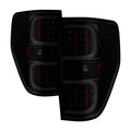 SPYDER xTune Ford F150 09-14 LED Tail Lights - Black ALT-ON-FF15009-LBLED-BSM 9038495