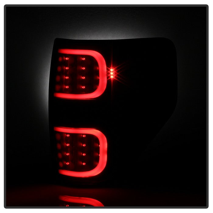 SPYDER xTune Ford F150 09-14 LED Tail Lights - Black ALT-ON-FF15009-LBLED-BSM 9038495