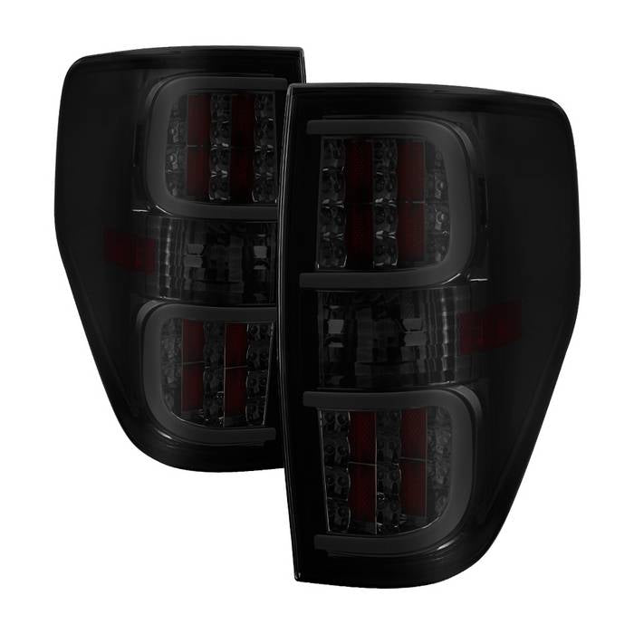 SPYDER xTune Ford F150 09-14 LED Tail Lights - Black ALT-ON-FF15009-LBLED-SM 5082183