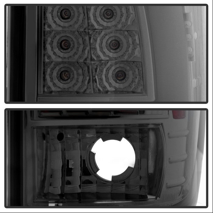 SPYDER xTune Ford F150 Styleside 97-03 Light Bar LED Tail Lights - Smoke ALT-ON-FF15097-LBLED-SM 5082107