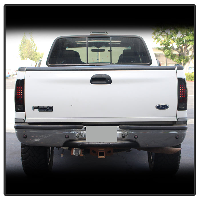 SPYDER Xtune Ford F250/350/450/550 Super Duty 99-07 LED Tail Lights Black Smoke ALT-ON-FF15097-LED-BSM 5081179