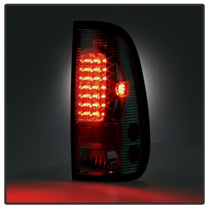 SPYDER Xtune Ford F150 Styleside 97-03 / F250/350/450/550 99-07 LED Tail Lights Smoke ALT-ON-FF15097-LED-SM 5012968