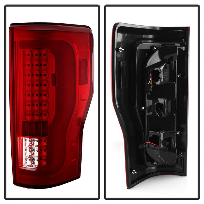 SPYDER xTune 17-18 Ford F-250 SD (Excl LED Models) LED Tail Lights - Red Clear (ALT-ON-FS17-LBLED-RC) 9041624