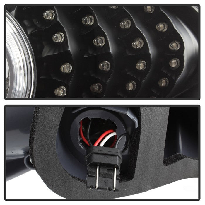 SPYDER xTune Mazda 6 03-08 4/5DR (Not Fit Wagon) LED Tail Lights - Black (ALT-ON-M603-LED-BK) 5013101
