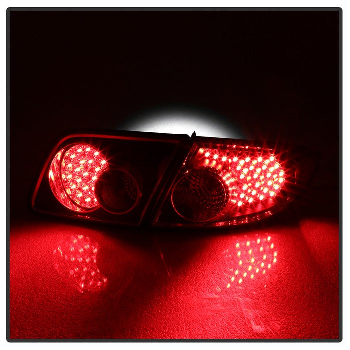 SPYDER xTune Mazda 6 03-08 4/5DR (Not Fit Wagon) LED Tail Lights - Black (ALT-ON-M603-LED-BK) 5013101