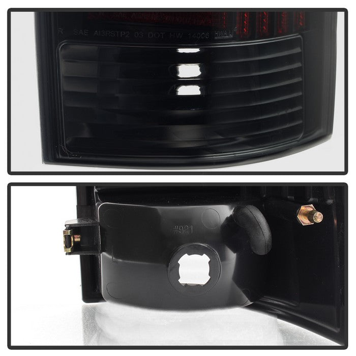 SPYDER xTune 05-15 Toyota Tacoma (Excl LED Tail Lights) LED Tail Lights - Blk Smk (ALT-ON-TT05-LBLED-BSM) 9038556