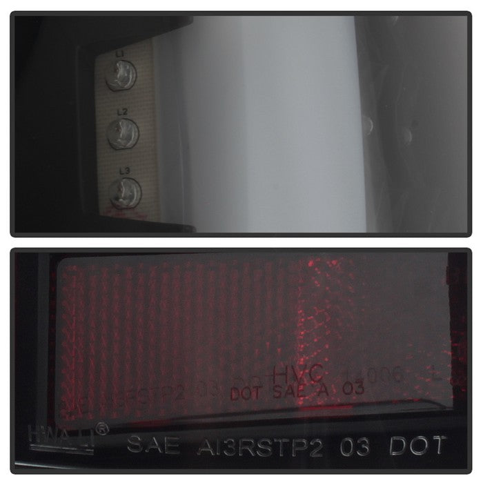 SPYDER xTune 05-15 Toyota Tacoma (Excl LED Tail Lights) LED Tail Lights - Blk Smk (ALT-ON-TT05-LBLED-BSM) 9038556