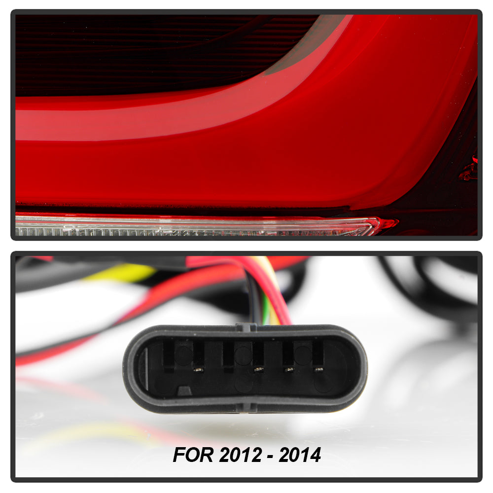 SPYDER 11-17 BMW 5 Series F10 F18 M5  Sequential Turn Signal LED Tail Light - BK ALT-YD-BMWF1011-BK 5088512