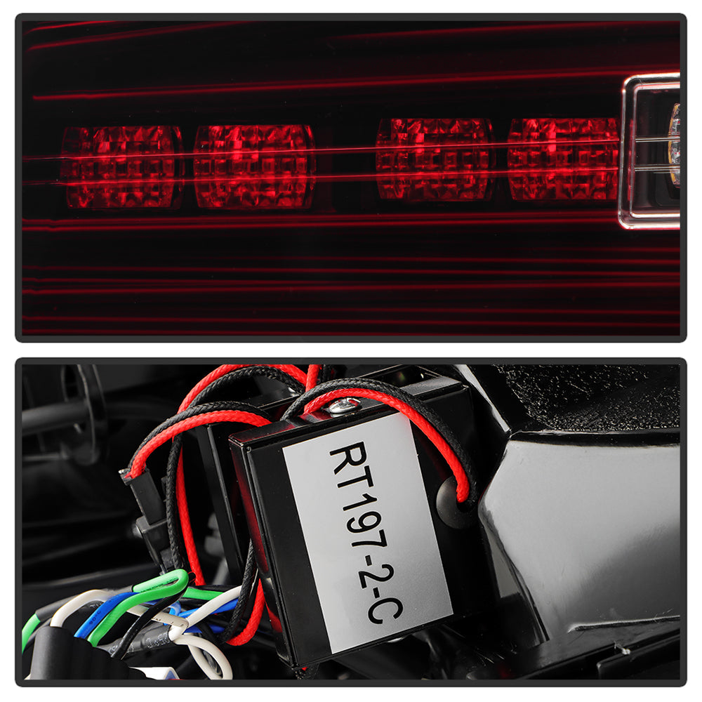 SPYDER 11-17 BMW 5 Series F10 F18 M5  Sequential Turn Signal LED Tail Light - BK ALT-YD-BMWF1011-BK 5088512