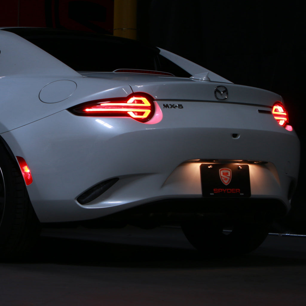 SPYDER 16-20 Mazda Miata MX-5 LED Tail Lights - Black (ALT-YD-MMI16-LED-BK) 5088437