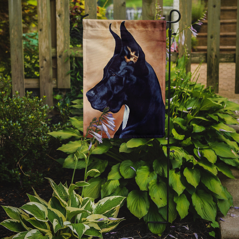 Black Great Dane Garden Flag Mailbox Decorative Yard Banner Outside Patio Artwork for Flower Beds, Garden Size, Multicolor
