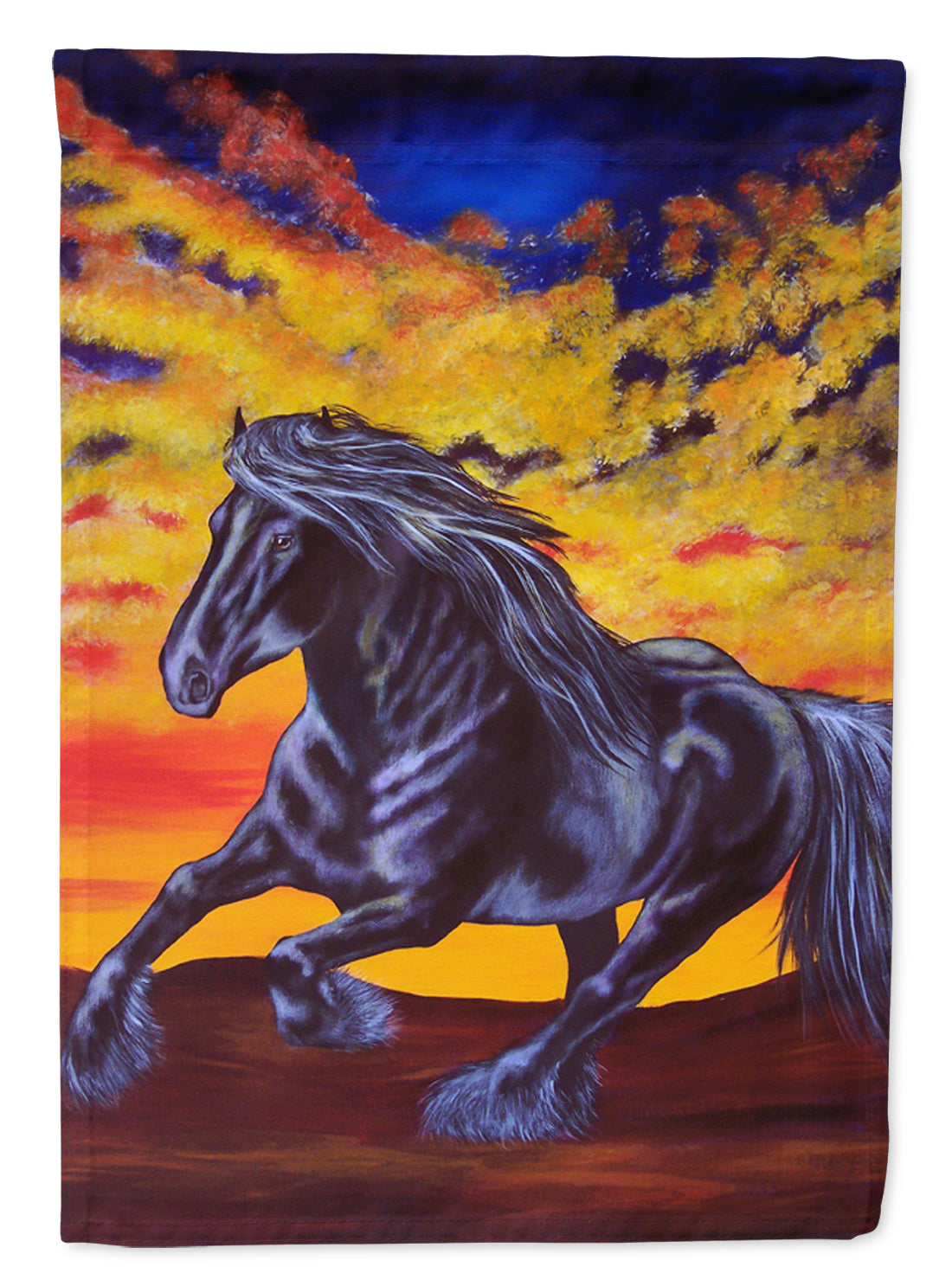 Desert Wind Horse Garden Flag Mailbox Decorative Yard Banner Outside Patio Artwork for Flower Beds, Garden Size, Multicolor