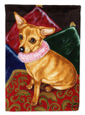 Pillow Princess Chihuahua Garden Flag Mailbox Decorative Yard Banner Outside Patio Artwork for Flower Beds, Garden Size, Multicolor