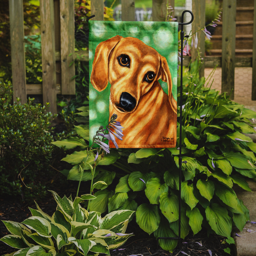 The Eyes Have It Dachshund Garden Flag Mailbox Decorative Yard Banner Outside Patio Artwork for Flower Beds, Garden Size, Multicolor
