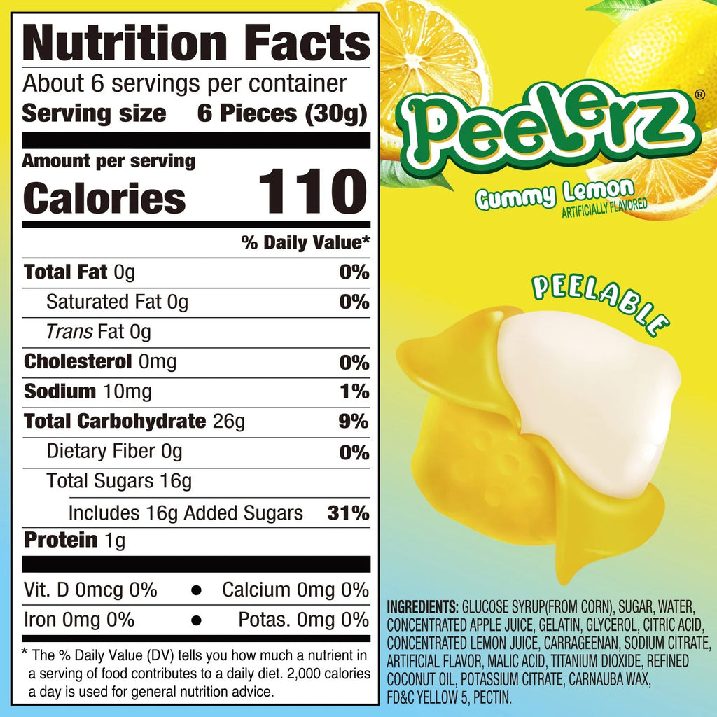 Amos Peelerz Lemon 6 pack (6oz)