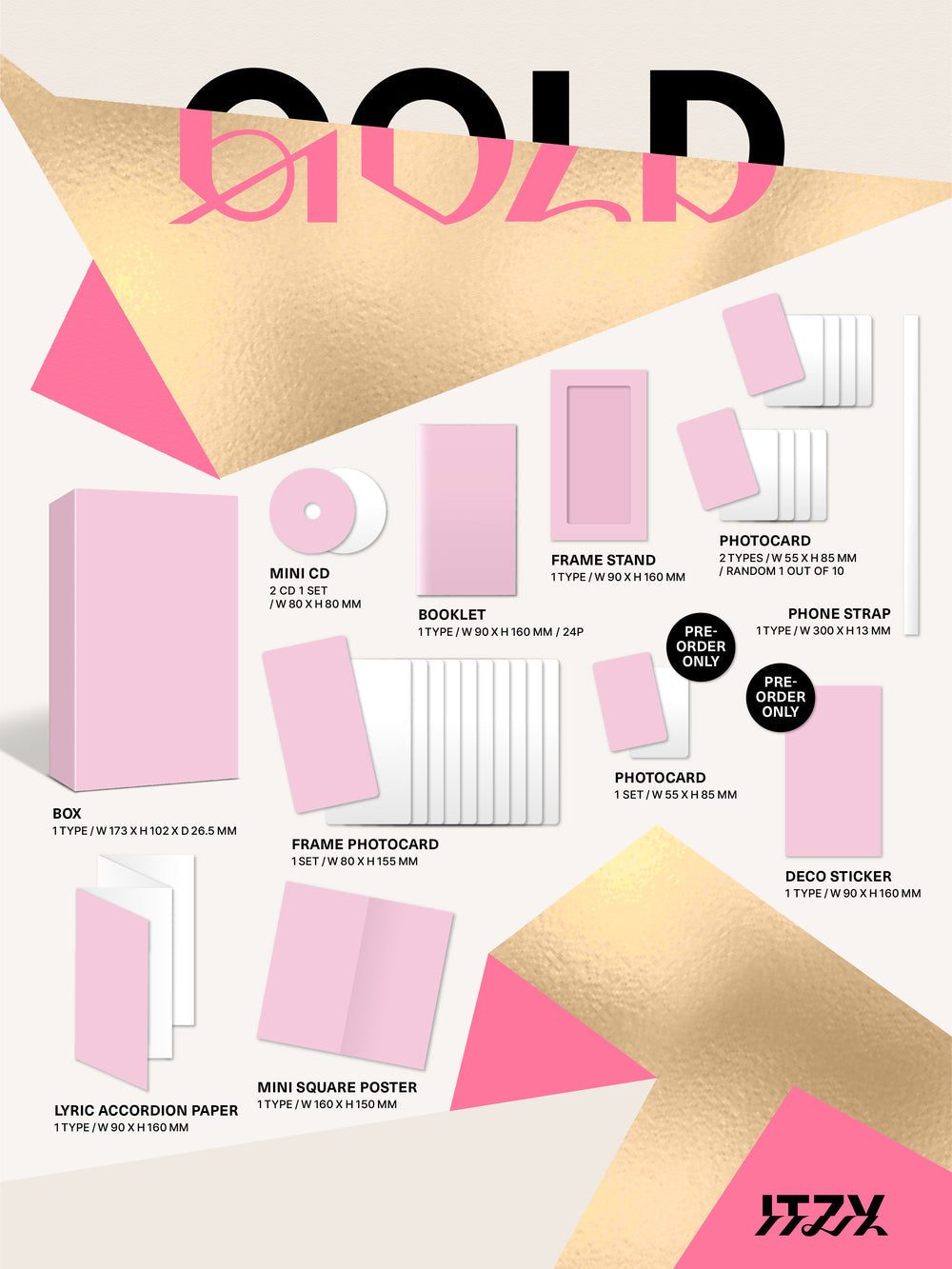 ITZY 2nd Album  - Gold