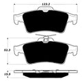 Porterfield Brake Pads for 2016 FORD ESCAPE 2.5L