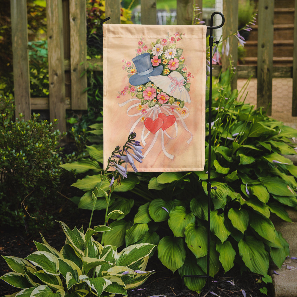 Love Valentine's Day Bouquet Garden Flag Mailbox Decorative Yard Banner Outside Patio Artwork for Flower Beds, Garden Size, Multicolor