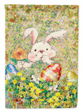 Easter Bunny and Eggs Garden Flag Mailbox Decorative Yard Banner Outside Patio Artwork for Flower Beds, Garden Size, Multicolor