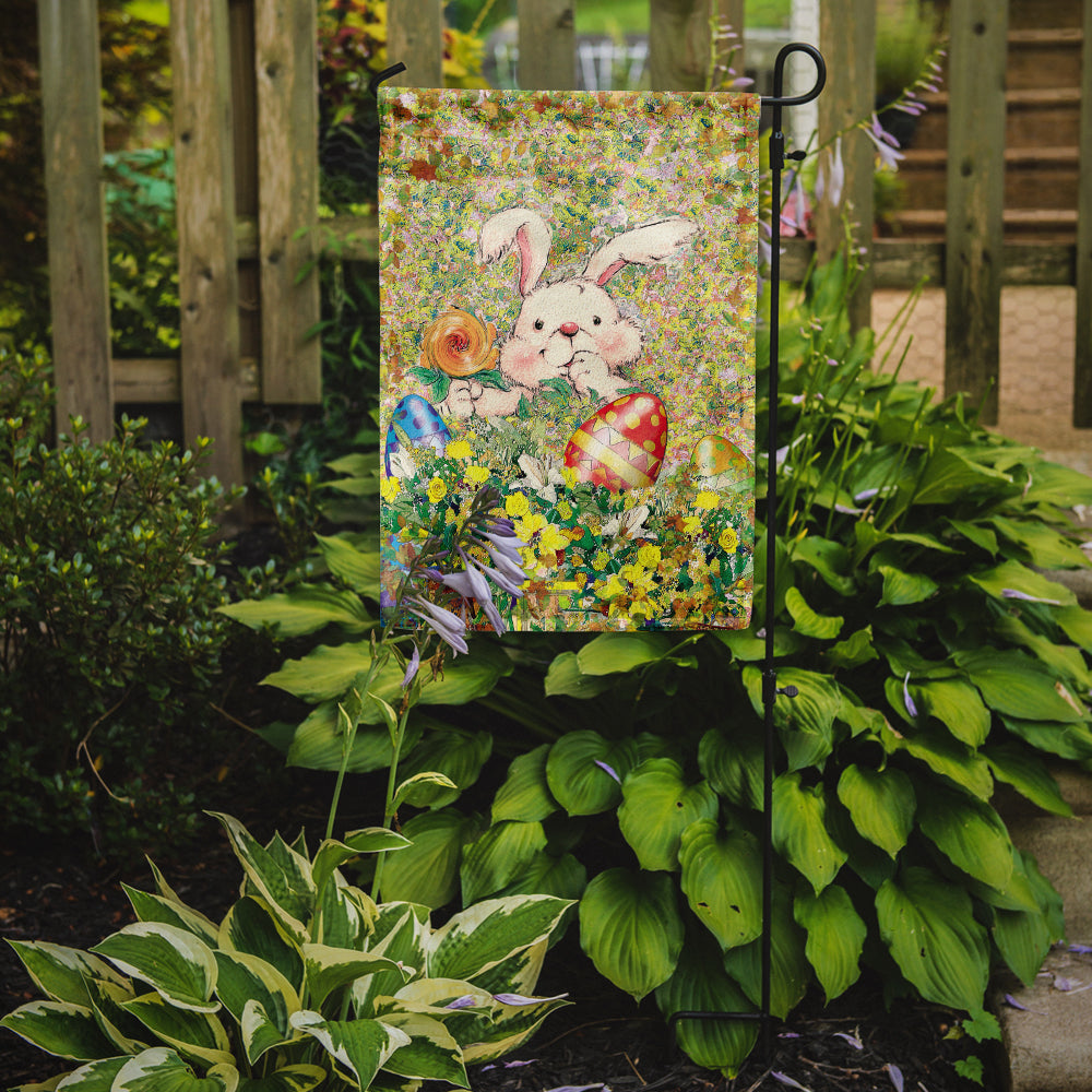 Easter Bunny and Eggs Garden Flag Mailbox Decorative Yard Banner Outside Patio Artwork for Flower Beds, Garden Size, Multicolor