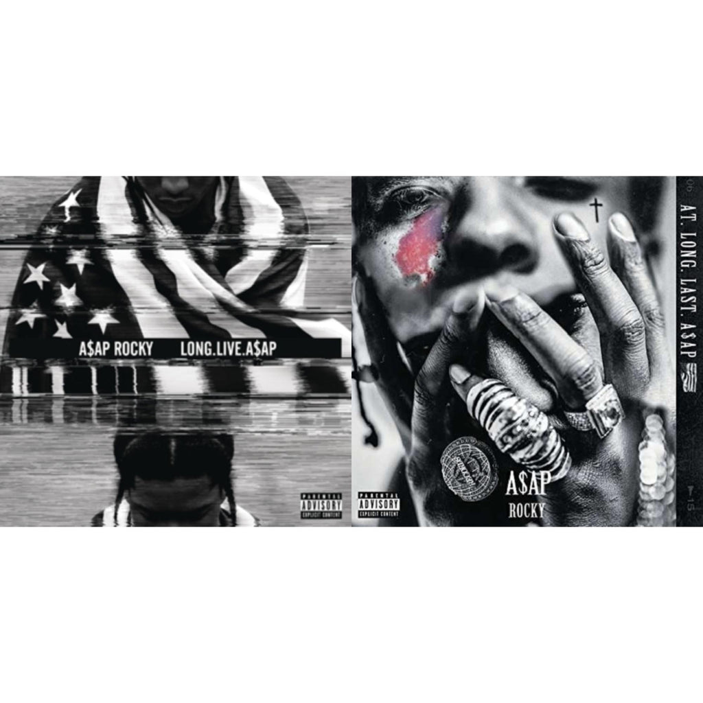 Asap Rocky - Long.Live.Asap (X) (2LP/Yellow/Orange Vinyl/Deluxe Edition) & At Long Last Asap (Pa/2LP/150G/Dl Card)