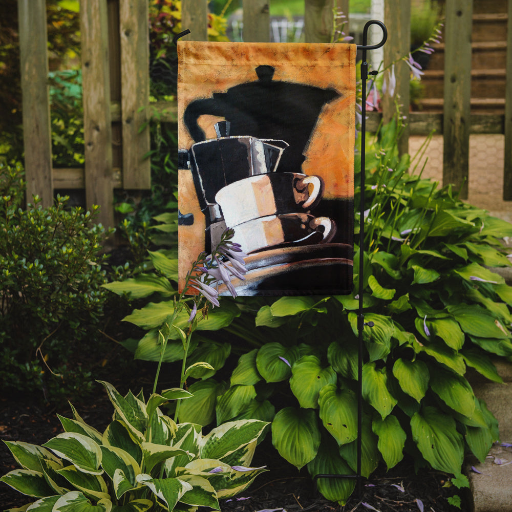Coffee II by Roy Avis Garden Flag Mailbox Decorative Yard Banner Outside Patio Artwork for Flower Beds, Garden Size, Multicolor