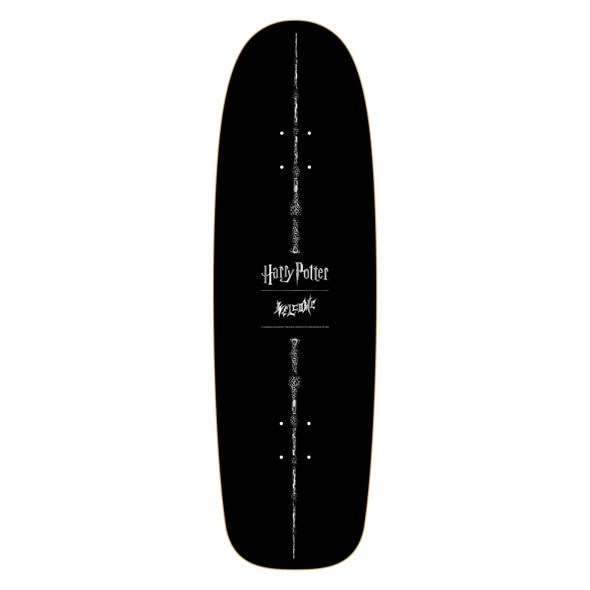 Welcome x Harry Potter Arrival On Slappy Slap Deck - 9.5″ Black/Gold Foil