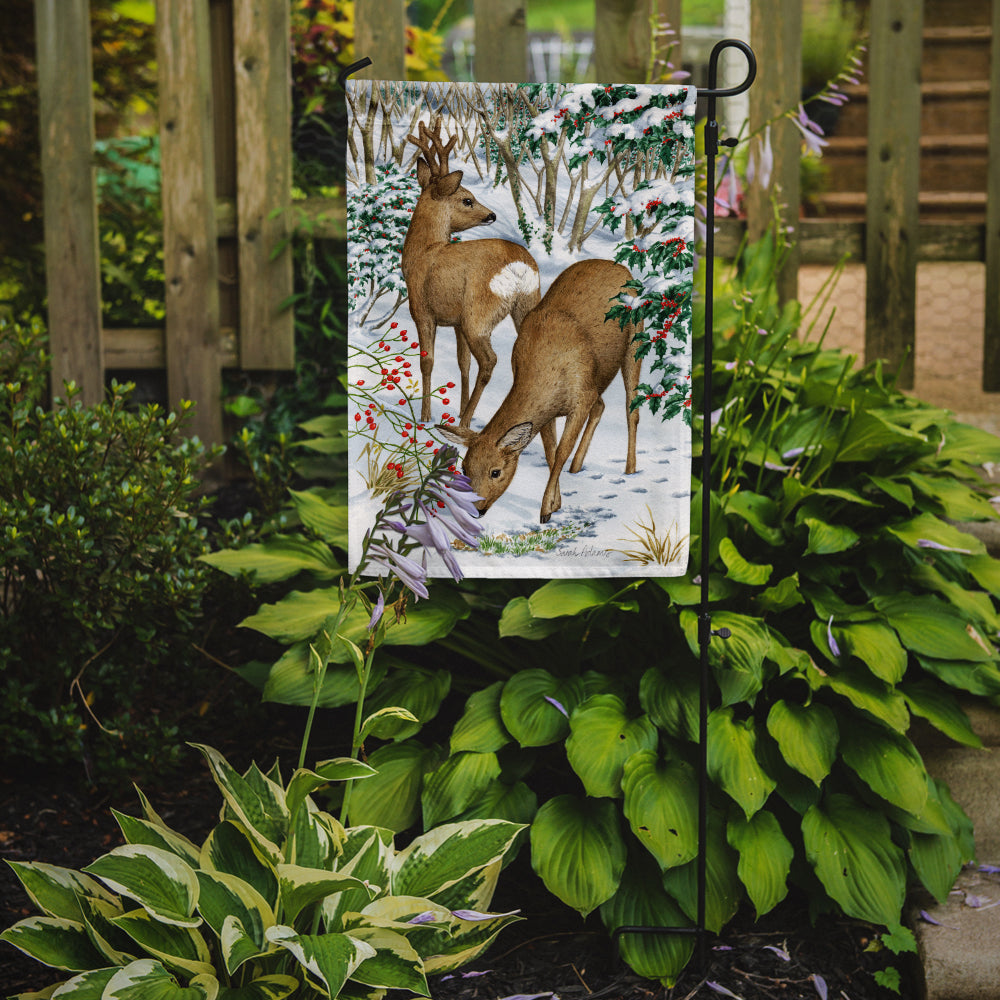 European Roe Deer Western Roe Deer Garden Flag Mailbox Decorative Yard Banner Outside Patio Artwork for Flower Beds, Garden Size, Multicolor