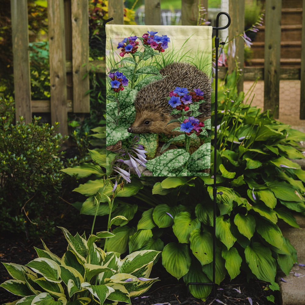 Hedgehog Garden Flag Mailbox Decorative Yard Banner Outside Patio Artwork for Flower Beds, Garden Size, Multicolor