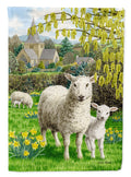 Sheep Garden Flag Mailbox Decorative Yard Banner Outside Patio Artwork for Flower Beds, Garden Size, Multicolor