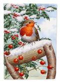 European Garden Robin Garden Flag Mailbox Decorative Yard Banner Outside Patio Artwork for Flower Beds, Garden Size, Multicolor