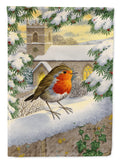 European Robin Waiting Garden Flag Mailbox Decorative Yard Banner Outside Patio Artwork for Flower Beds, Garden Size, Multicolor