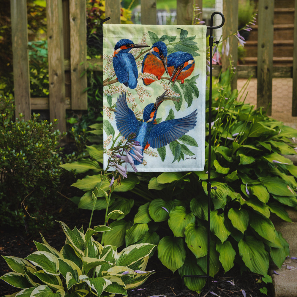 Kingfisher Family Garden Flag Mailbox Decorative Yard Banner Outside Patio Artwork for Flower Beds, Garden Size, Multicolor
