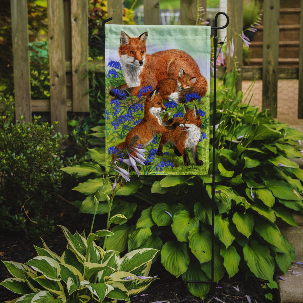 Fox Family Garden Flag Mailbox Decorative Yard Banner Outside Patio Artwork for Flower Beds, Garden Size, Multicolor