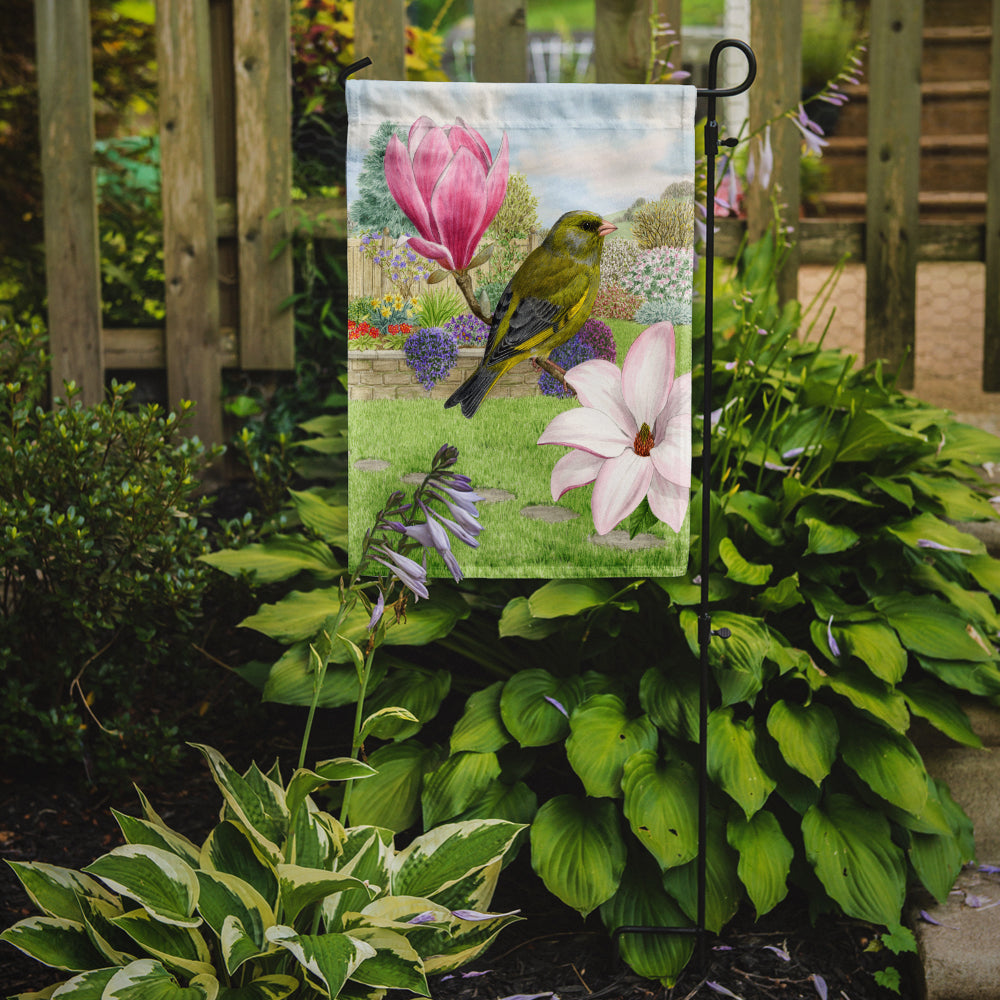 European Greenfinch Garden Flag Mailbox Decorative Yard Banner Outside Patio Artwork for Flower Beds, Garden Size, Multicolor